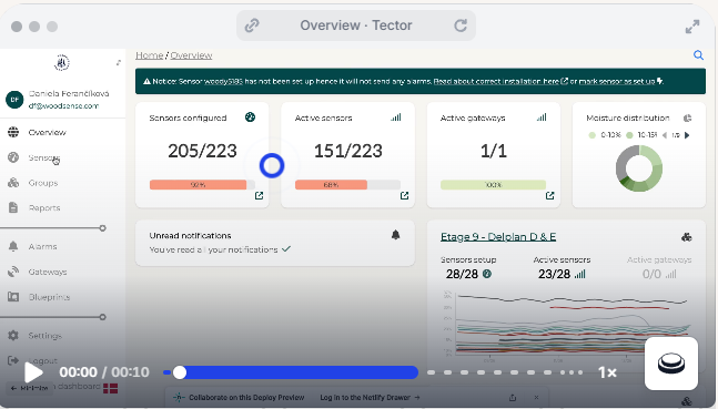 Electronic Moisture Monitoring